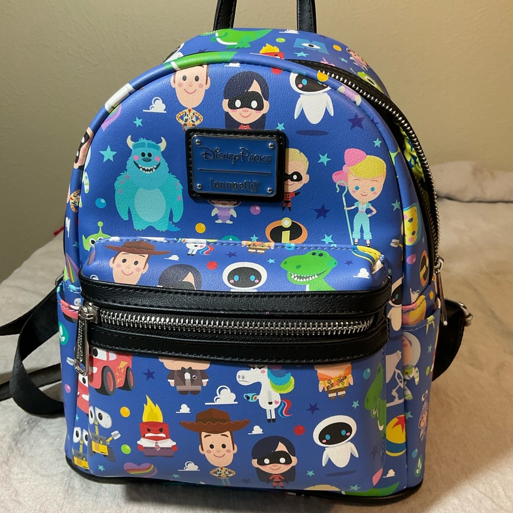 Loungefly Blue Kids Character Mini Backpack